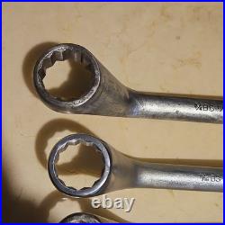King Dick DDW Ring Spanner Set x 11 Chrome Vanadium Imperial 1/8W-3/4W
