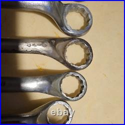 King Dick DDW Ring Spanner Set x 11 Chrome Vanadium Imperial 1/8W-3/4W