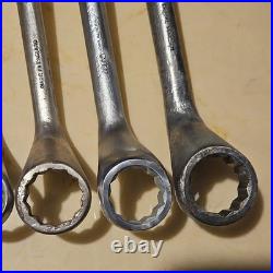 King Dick DDW Ring Spanner Set x 11 Chrome Vanadium Imperial 1/8W-3/4W