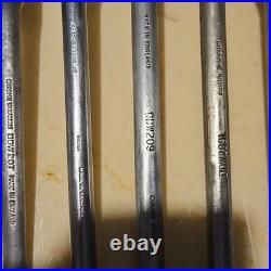 King Dick DDW Ring Spanner Set x 11 Chrome Vanadium Imperial 1/8W-3/4W