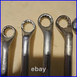King Dick DDW Ring Spanner Set x 11 Chrome Vanadium Imperial 1/8W-3/4W