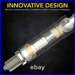 LEXIVON 16mm Swivel Magnetic Spark Plug Socket Wrench, 3/8 Drive 25cm LX-122