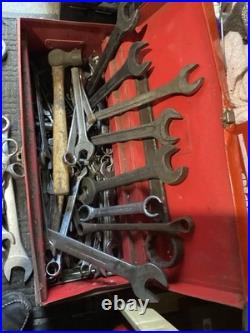 Large Box of Heavy Plant and Commercial Fitters Spanner's Job Lot Used VGC