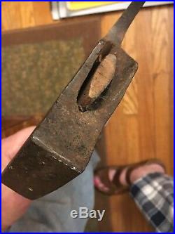 Large Head Southeastern PA 11 Single Bevel Hewing Broad Axe Hand Wrought VTG