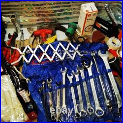 Large Toolbox & Selection Of Hand Tools Brand New Multimeter & Cable Detector