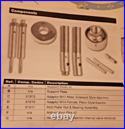 Laser 8504 Diesel Injector Puller Kit Fits Renault, Vauxhall, Nissan 2.0L