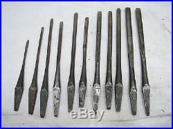 Lot 11 Antique Deep Spoon Bits Brace Drill Wood Boring Tool Hand Forged Sorby