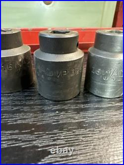 MAC TOOLS 15 Piece 1/2 Drive Deep Impact Socket Set 9/16 to 1-1/4& Tray USA MAC TOOLS 15 Piece 1/2 Drive Deep Impact Socket Set 9/16 to 1-1/4& Tray USA