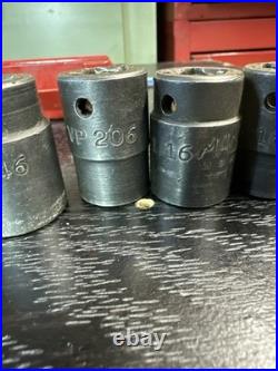 MAC TOOLS 15 Piece 1/2 Drive Deep Impact Socket Set 9/16 to 1-1/4& Tray USA MAC TOOLS 15 Piece 1/2 Drive Deep Impact Socket Set 9/16 to 1-1/4& Tray USA