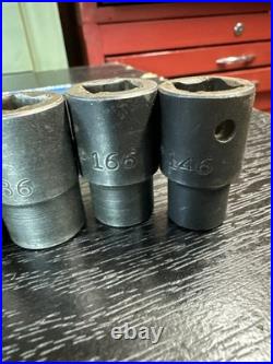 MAC TOOLS 15 Piece 1/2 Drive Deep Impact Socket Set 9/16 to 1-1/4& Tray USA MAC TOOLS 15 Piece 1/2 Drive Deep Impact Socket Set 9/16 to 1-1/4& Tray USA