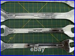 MATCO Tools 5-Piece Metric Double Open-End Slim Wrench Set Flat Specialty Tools