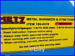 METZ Tools Shrinker Stretcher 8 classic car Parts Metal Bending Fabrication