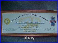 MINT IN BOX BRIDGE CITY TOOL CT-6 HAND DRILL LIMITED EDITION Made in the U. S. A