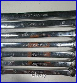 Mac 7Pc Metric Micro Turn Double Box Wrench Set 10mm 11mm 12mm 13mm 14mm 15mm 17 Mac 7Pc Metric Micro Turn Double Box Wrench Set 10mm 11mm 12mm 13mm 14mm 15mm 17