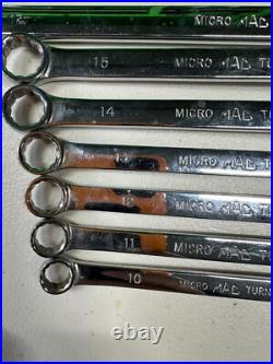 Mac 7Pc Metric Micro Turn Double Box Wrench Set 10mm 11mm 12mm 13mm 14mm 15mm 17 Mac 7Pc Metric Micro Turn Double Box Wrench Set 10mm 11mm 12mm 13mm 14mm 15mm 17