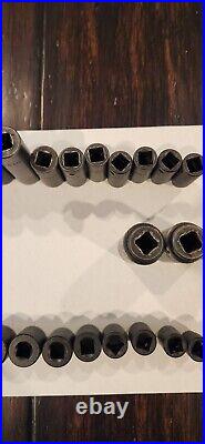 Mac Impact Sockets 3/8 Xp6 10-19mm And Xdp6 8-19mm Plus 3 Extra Sockets