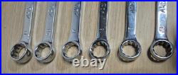 Mac Tools 10pc Metric Stubby Spanner Wrench Set 10-19mm VGC SXSM102PTR USA MADE