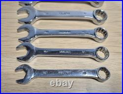 Mac Tools 10pc Metric Stubby Spanner Wrench Set 10-19mm VGC SXSM102PTR USA MADE