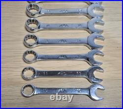 Mac Tools 10pc Metric Stubby Spanner Wrench Set 10-19mm VGC SXSM102PTR USA MADE Mac Tools 10pc Metric Stubby Spanner Wrench Set 10-19mm VGC SXSM102PTR USA MADE