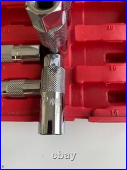 Mac Tools 11 Pc Spark Plus Socket Set SPKM11 (2 PLUGS MISSING)