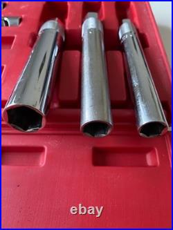 Mac Tools 11 Pc Spark Plus Socket Set SPKM11 (2 PLUGS MISSING)