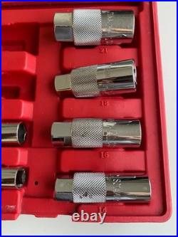 Mac Tools 11 Pc Spark Plus Socket Set SPKM11 (2 PLUGS MISSING)