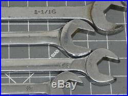 Mac Tools 14Pc SAE Long Combination Wrench Set 1/4 1 1/16 12Pt CL CL32 CL34