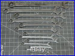 Mac Tools 14Pc SAE Long Combination Wrench Set 1/4 1 1/16 12Pt CL CL32 CL34