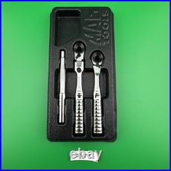Mac Tools 3 Piece Mini Ratcheting Bit Driver Set 1/4 in SBDR3S Automotive
