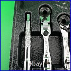 Mac Tools 3 Piece Mini Ratcheting Bit Driver Set 1/4 in SBDR3S Automotive