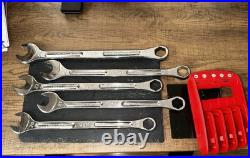 Mac Tools 5 Piece RBRT Spanner Set Large 20-24mm With Rack Used Twice! 74212043