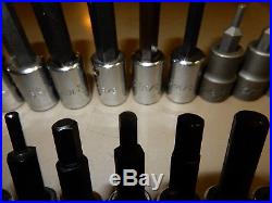 Mac Tools Hex Allen Socket Set 3/8 And 1/4 Drive Sae And Metric USA