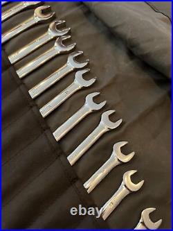 Mac Tools SMB19KS 19 pc combination wrench set Metric used Knuckle Saver 12 Pt