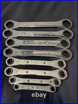 Mac Tools USA Rachet Spanner Set 8 Piece 7mm-21mm Including A 13/15 15/16