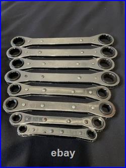 Mac Tools USA Rachet Spanner Set 8 Piece 7mm-21mm Including A 13/15 15/16