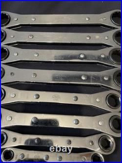 Mac Tools USA Rachet Spanner Set 8 Piece 7mm-21mm Including A 13/15 15/16