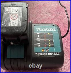 Makita Dpb180 18v Lxt With 2x3.0Ah 18v Lithium Batteries Charger & 2 Blade Set