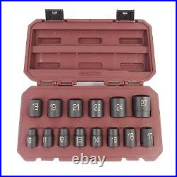 Marco Tools ADV 1/2 Drive Socket Set 14-Pc. Metric Impact Clean Complete Black