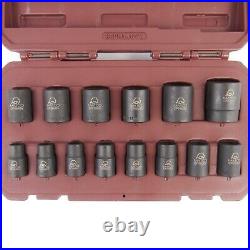 Marco Tools ADV 1/2 Drive Socket Set 14-Pc. Metric Impact Clean Complete Black