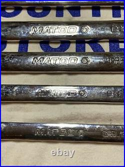 Matco 7pc Standard Double Box End Ratchet Wrench Set GRBL1212 2424