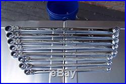 Matco Extra Long Flex Head Ratcheting Combination Wrench Set, 5/16 3/4