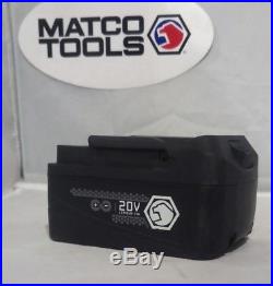 Matco Infinium Cordless Hand Tools MCL2040LB 20v LI-ION Battery 18-20 volt 4Ah