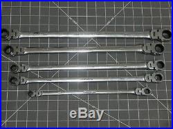 Matco Metric XL Extra Long Double Box Flex Head Spline Wrench 5Pc Set 8MM 19MM