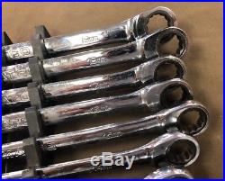 Matco Tool (S7GRCXLM12) 12pc Extra Long Combination Ratcheting Wrench Set 8-19mm