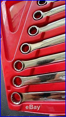 Matco Tools 10 Piece 0° Offset Ratching Box End 12 Pt Long Handle Wrench Set
