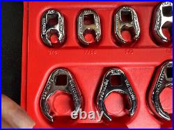 Matco Tools 11-piece Sae Crowfoot Flarenut Wrench Set 3/8-1 USA