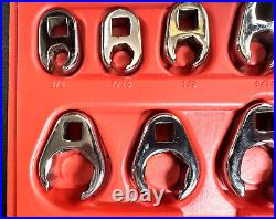 Matco Tools 11-piece Sae Crowfoot Flarenut Wrench Set 3/8-1 USA