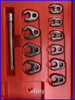 Matco Tools, SRBCFNM10B, 3/8 Metric 6 Point Flarenut Crowfoot Wrench Set USA