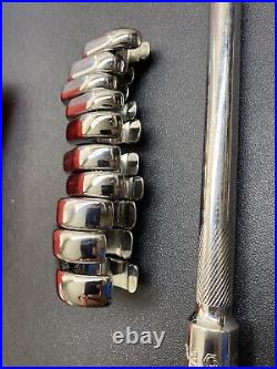Matco Tools, SRBCFNM10B, 3/8 Metric 6 Point Flarenut Crowfoot Wrench Set USA