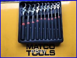 Matco Tools SRF102PA 10pc Flex Head Ratcheting Wrench Set (Very Nice)